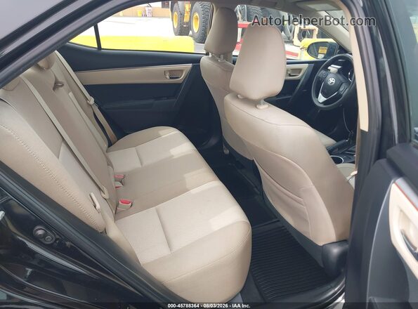 2T1BURHE3GC687461 2016 TOYOTA COROLLA Black VIN კოდის სტიკერის ხედი