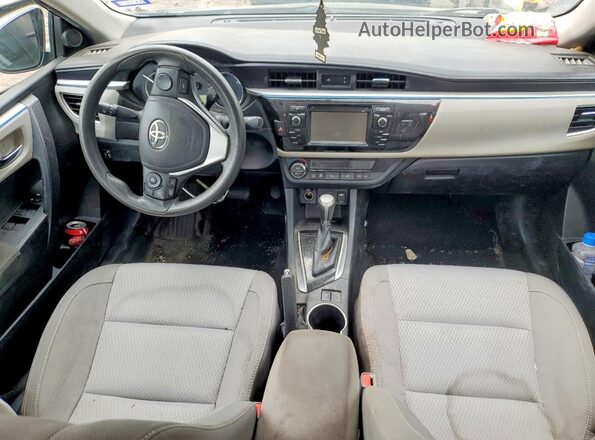 2T1BURHE3GC689405 2016 TOYOTA COROLLA Black წინა პანელის ხედი