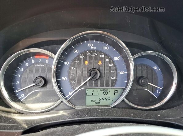 2T1BURHE3GC691316 2016 TOYOTA COROLLA Red Սարքավորումների վահանակի տեսք