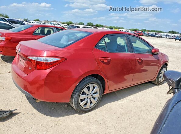 2T1BURHE3GC691316 2016 TOYOTA COROLLA Red Հետևի աջ