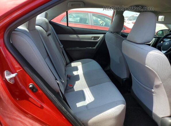 2T1BURHE3GC691316 2016 TOYOTA COROLLA Red Հետևի նստատեղերի տեսք