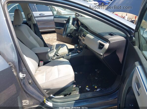 2T1BURHE3GC696841 2016 TOYOTA COROLLA Black Front interior view
