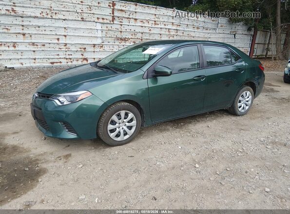 2T1BURHE3GC703755 2016 TOYOTA COROLLA Зеленый Передняя левая четверть