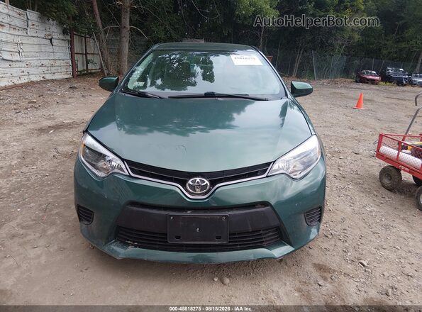 2T1BURHE3GC703755 2016 TOYOTA COROLLA Зеленый Вид щитка приборов