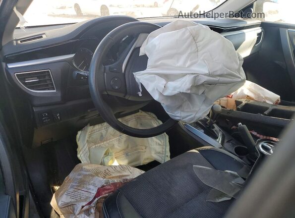 2T1BURHE3GC707563 2016 TOYOTA COROLLA Silver Widok deski rozdzielczej