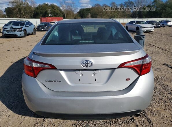 2T1BURHE3GC707563 2016 TOYOTA COROLLA Silver Widok z tyłu