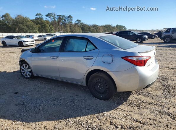 2T1BURHE3GC707563 2016 TOYOTA COROLLA Silver Tył lewy