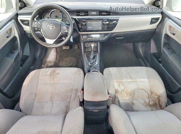 2T1BURHE3GC709426 2016 TOYOTA COROLLA Silver Вид панелі приладів