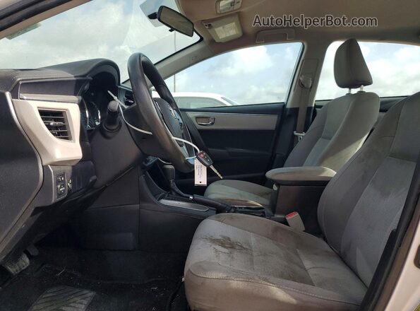 2T1BURHE3GC709426 2016 TOYOTA COROLLA Silver Вид салону спереду