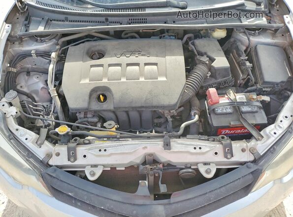 2T1BURHE3GC709426 2016 TOYOTA COROLLA Silver Вид задньої частини салону