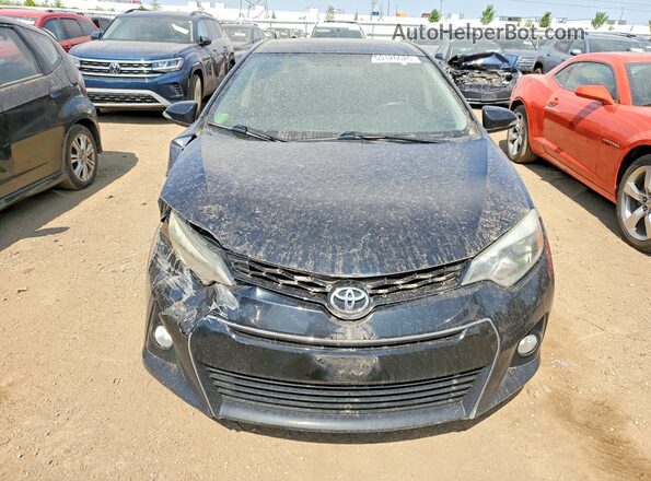 2T1BURHE3GC726937 2016 TOYOTA COROLLA Black Front view