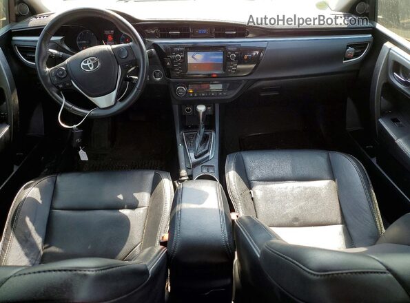 2T1BURHE3GC726937 2016 TOYOTA COROLLA Black Dashboard view