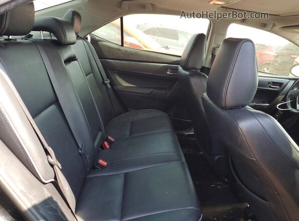 2T1BURHE3GC726937 2016 TOYOTA COROLLA Black Rear seats view