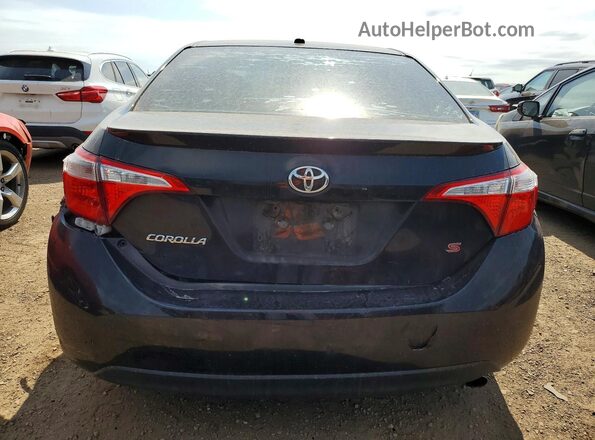 2T1BURHE3GC726937 2016 TOYOTA COROLLA Black Rear view