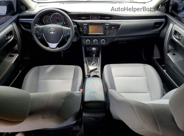 2T1BURHE3GC728820 2016 TOYOTA COROLLA Gray Dashboard view