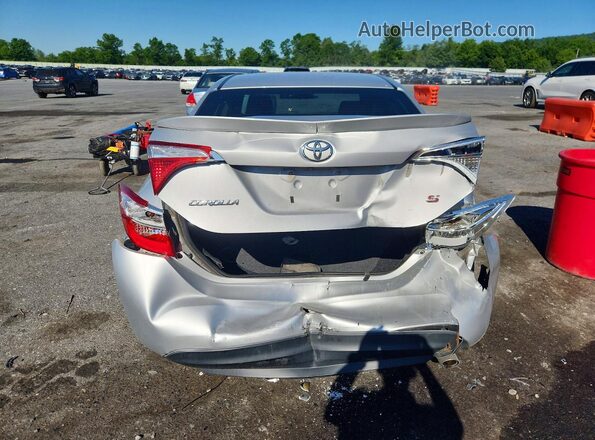 2T1BURHE3GC734861 2016 TOYOTA COROLLA Silver Vista trasera