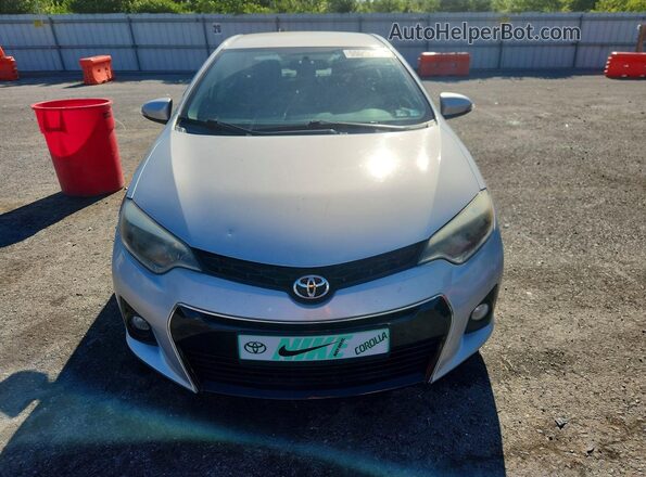 2T1BURHE3GC734861 2016 TOYOTA COROLLA Silver Vista frontal