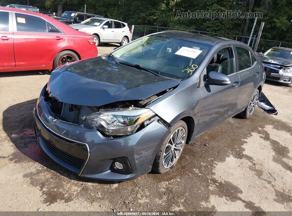2T1BURHE3GC737579 2016 TOYOTA COROLLA Gray Vista tres cuartos delantera izquierda