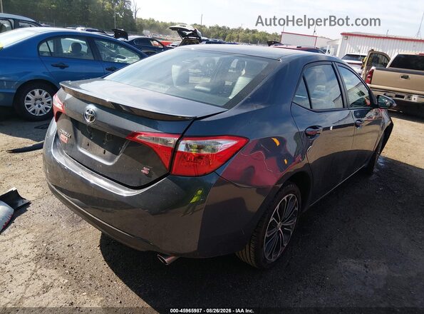 2T1BURHE3GC737579 2016 TOYOTA COROLLA Gray Trasero derecho