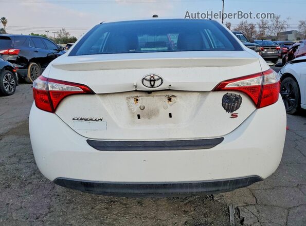 2T1BURHE3GC739350 2016 TOYOTA COROLLA White უკანა ხედი