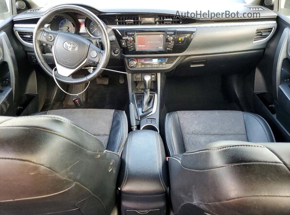2T1BURHE3GC739350 2016 TOYOTA COROLLA White წინა პანელის ხედი