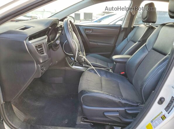 2T1BURHE3GC739350 2016 TOYOTA COROLLA White წინა სალონის ხედი