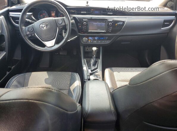 2T1BURHE3GC743138 2016 TOYOTA COROLLA Серый Вид панели приборов
