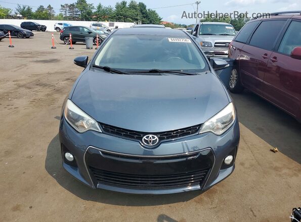 2T1BURHE3GC743138 2016 TOYOTA COROLLA Серый Вид спереди