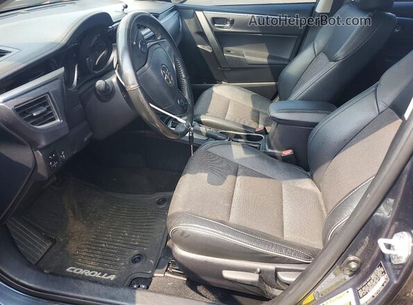 2T1BURHE3GC743138 2016 TOYOTA COROLLA Серый Вид салона спереди