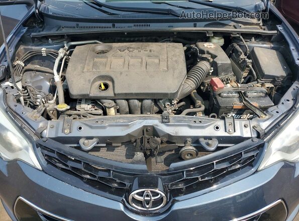 2T1BURHE3GC743138 2016 TOYOTA COROLLA Серый Вид задней части салона