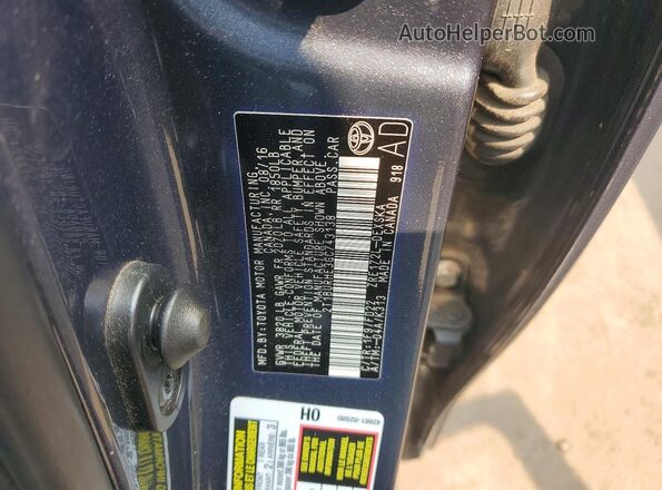 2T1BURHE3GC743138 2016 TOYOTA COROLLA Серый Вид подкапотного пространства