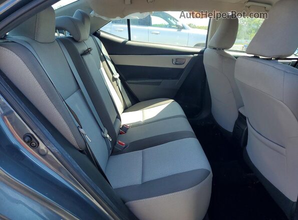 2T1BURHE3HC747742 2017 TOYOTA COROLLA Gray Вид задніх сидінь