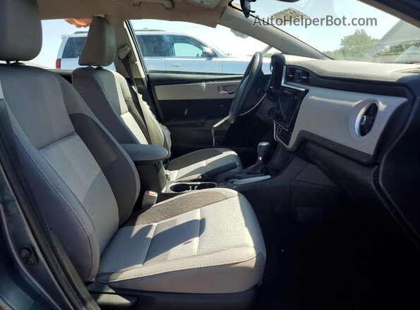 2T1BURHE3HC747742 2017 TOYOTA COROLLA Gray Вид салону спереду