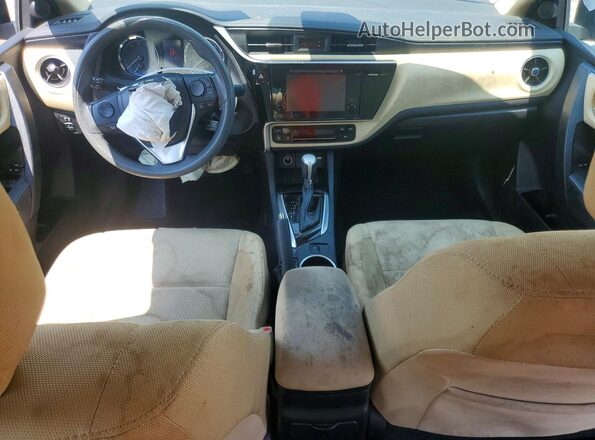 2T1BURHE3HC751547 2017 TOYOTA COROLLA Gray Dashboard view