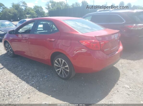 2T1BURHE3HC810452 2017 TOYOTA COROLLA Red Tył lewy
