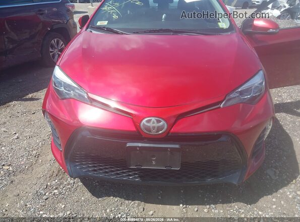 2T1BURHE3HC810452 2017 TOYOTA COROLLA Red Widok z przodu