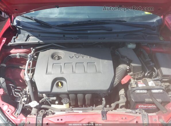 2T1BURHE3HC810452 2017 TOYOTA COROLLA Red Widok z tyłu