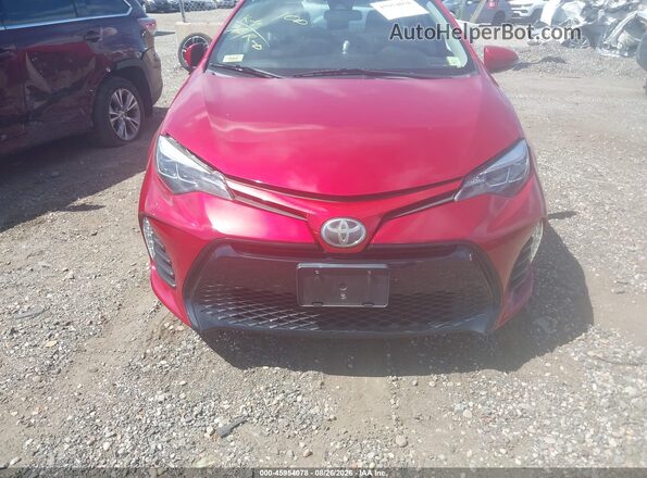 2T1BURHE3HC810452 2017 TOYOTA COROLLA Red Widok zestawu wskaźników