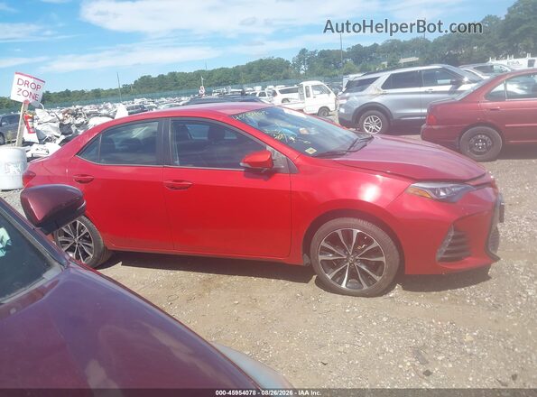 2T1BURHE3HC810452 2017 TOYOTA COROLLA Red Widok wnętrza z tyłu