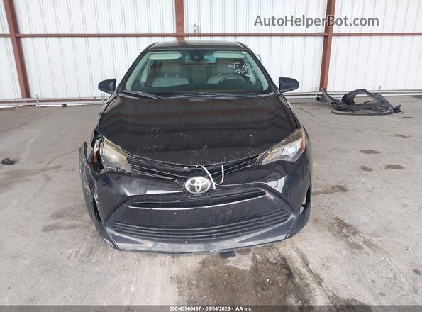 2T1BURHE3HC812153 2017 TOYOTA COROLLA Black Widok zestawu wskaźników