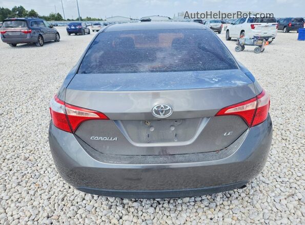 2T1BURHE3HC818387 2017 TOYOTA COROLLA Gray Rear view