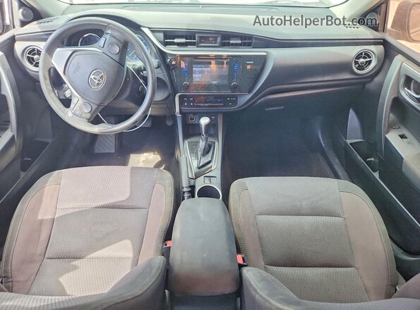2T1BURHE3HC818387 2017 TOYOTA COROLLA Gray Dashboard view