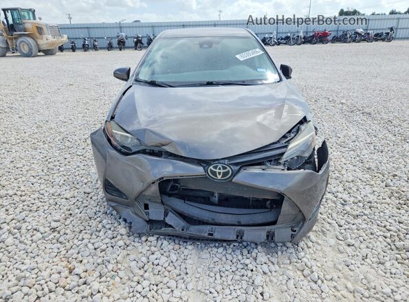 2T1BURHE3HC818387 2017 TOYOTA COROLLA Gray Front view