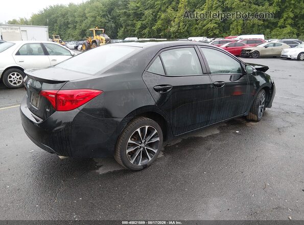 2T1BURHE3HC831673 2017 TOYOTA COROLLA Black Задня права чверть