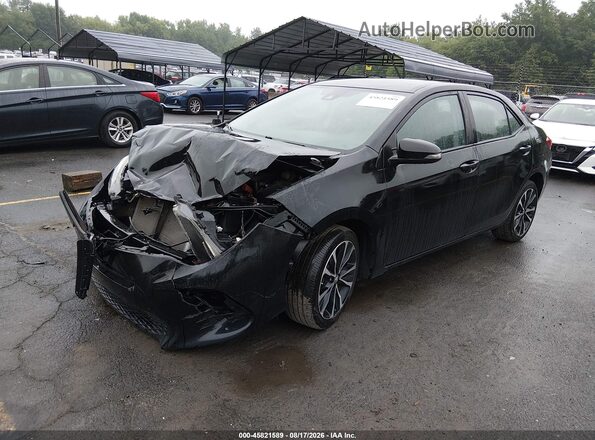 2T1BURHE3HC831673 2017 TOYOTA COROLLA Black Передня ліва чверть
