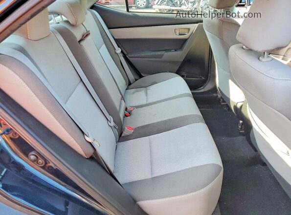 2T1BURHE3HC836355 2017 TOYOTA COROLLA Black Widok tylnych siedzeń