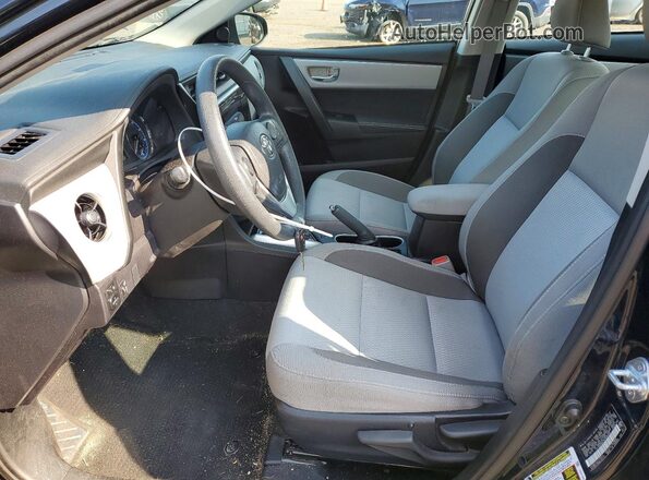 2T1BURHE3HC836355 2017 TOYOTA COROLLA Black Widok wnętrza z przodu