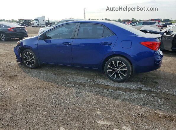 2T1BURHE3HC863507 2017 TOYOTA COROLLA Blue Задня ліва чверть