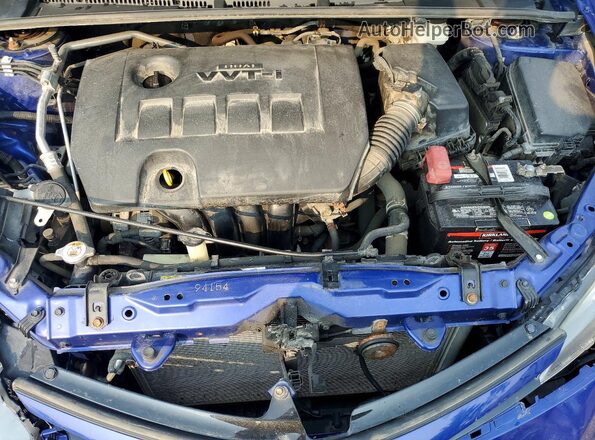 2T1BURHE3HC863507 2017 TOYOTA COROLLA Blue Вид задньої частини салону