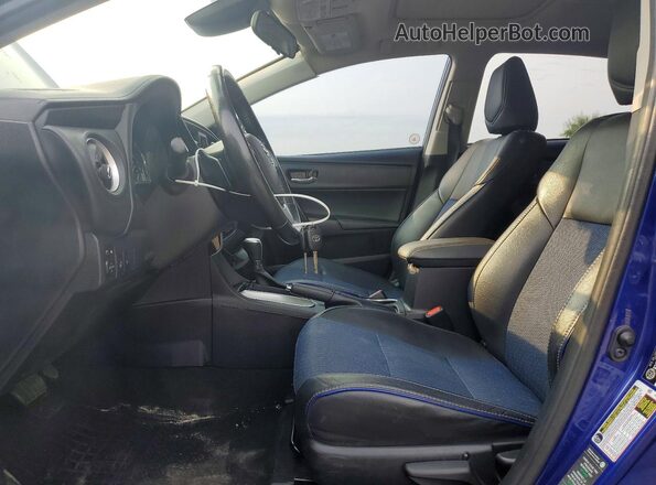 2T1BURHE3HC863507 2017 TOYOTA COROLLA Blue Вид салону спереду